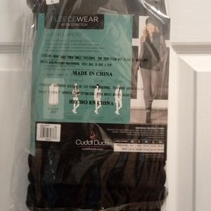 Cuddl Duds vest zip grey new